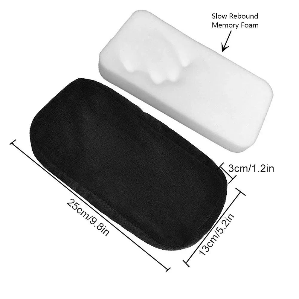 2PC Ergonomic Memory Foam Armrest Pads for Office Chair Armrest Covers for Elbows Pressure Relief Armrest Pillow Pads