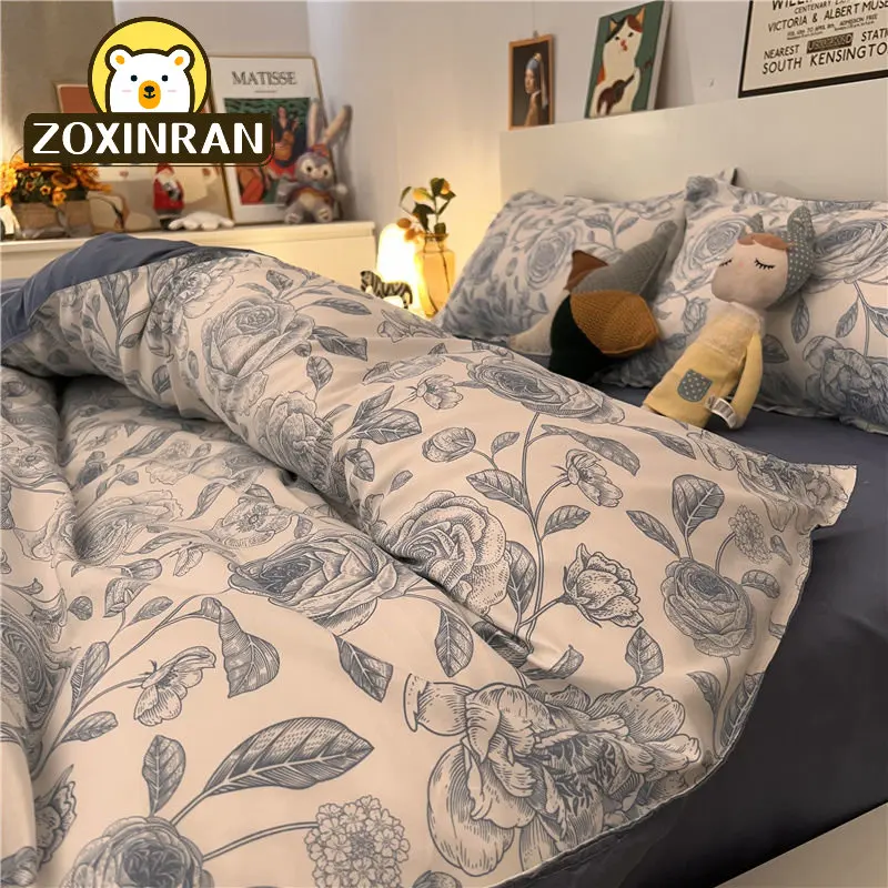 

Bedclothes Bedding Set Duvet Cover Comforter Sets Bed Sheet Set Nordic Covers for Bed...Duvet Cover 200 X 2... Duvet Queen Size