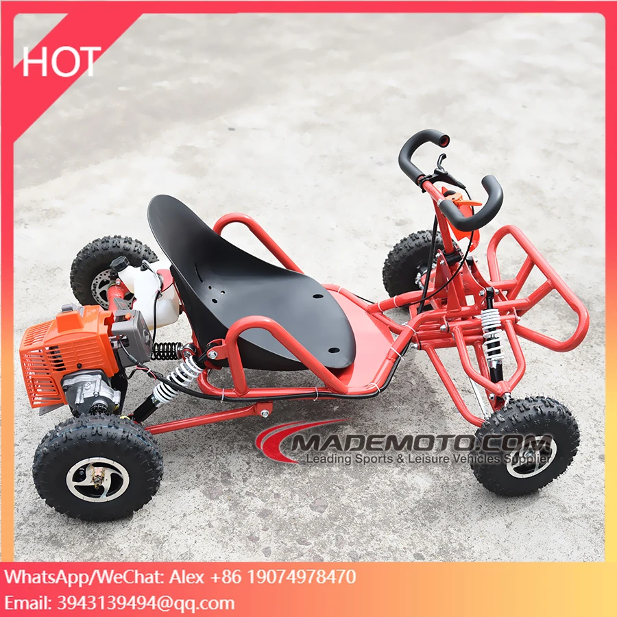 

Высокопроизводительные газовые карты для взрослых - доступны модели 90cc и 200cc, а также внедорожные карты 63cc