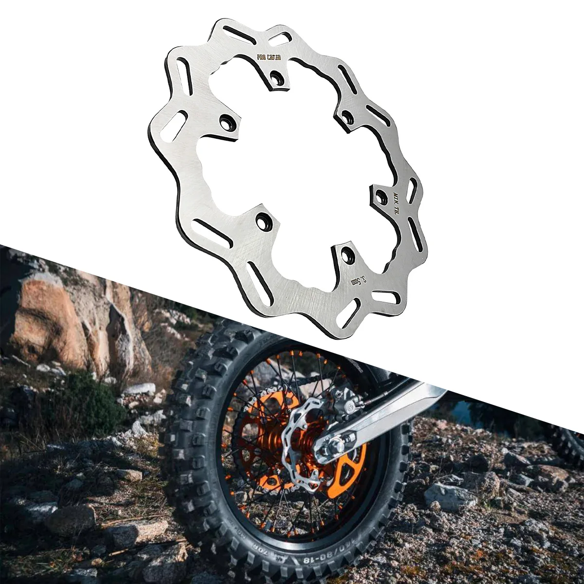 

Motorcycle Rear Brake Disc Rotor Set For KTM XC/XCF/XCW/SX/SXF/EXC/EXCF For Husqvarna FE/TE/FC/TC/TX/FX For GasGas EX / EC / MC