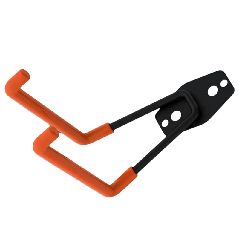 

Versatile 4PCS Metal Hook Garage Organizer For Hanging Bicycles, Anti-Slip Wall Mount Storage Solution