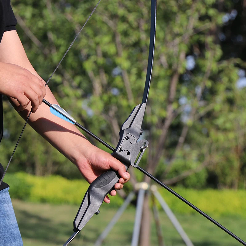 M99 ไฟเบอร์กลาสไฟเบอร์โบว์เข็มเดี่ยวเล็งตรงดึงโบว์การล่าสัตว์กลางแจ้งผู้ใหญ่ High Power Bow และ Arrow