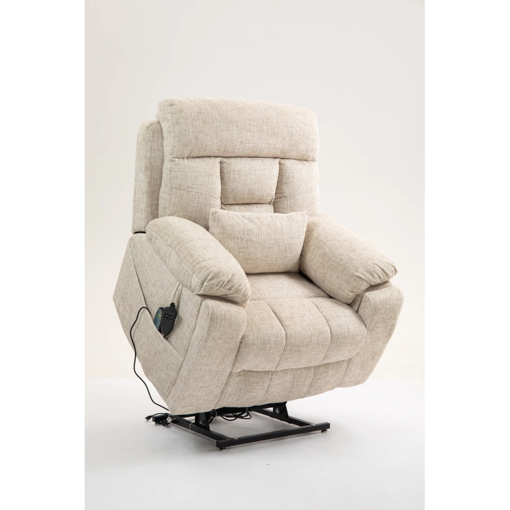 

electric lift chair, flat high density foam electric sofa, with heating and massage functions