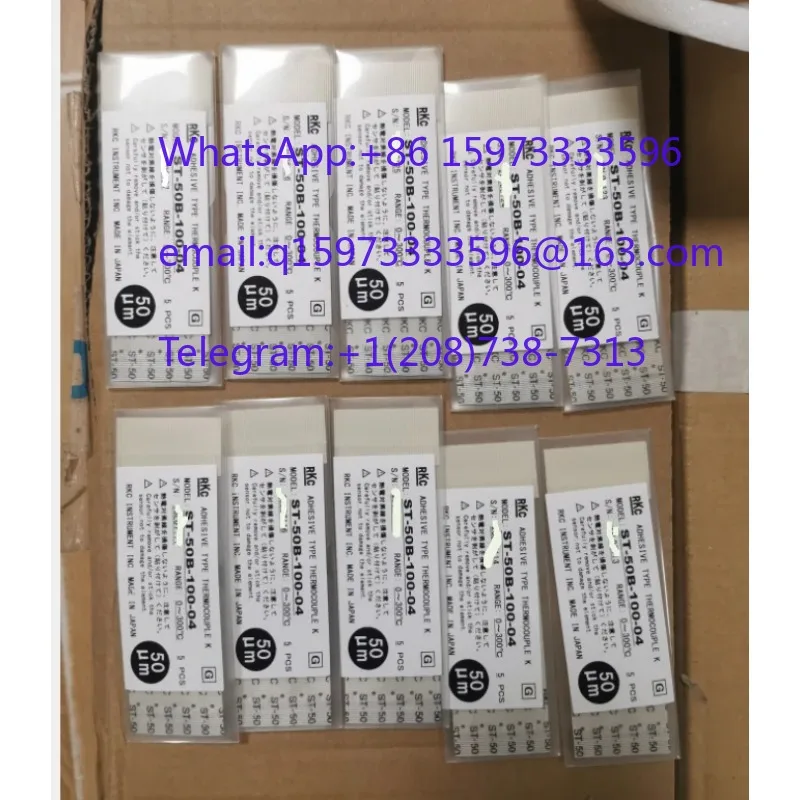 ST-50 Series Thin Film Temperature Sensor W-ST50A-1000-6C ST-50B-100-04 Industrial Temperature Measuring Probe