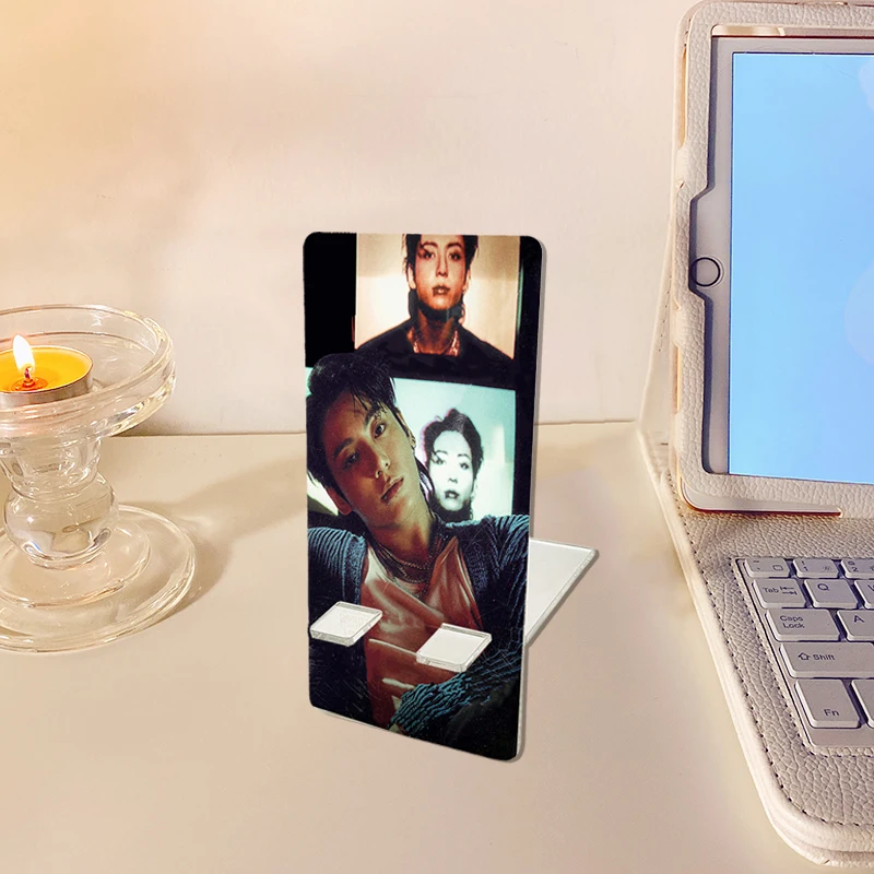 Evrensel bts akrilik telefon standı masa telefon tutucu öğrenci tembel masaüstü standı taşınabilir Tablet standı Vkook Merch