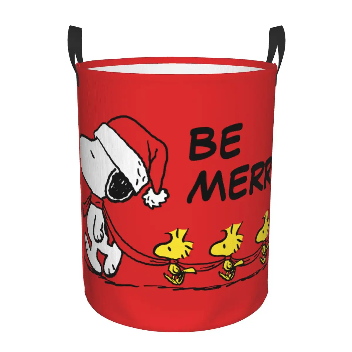 Cestas de juguetes para niños Snoopy Woodstock de cacahuetes, contenedores bonitos de cómic, organizador de dibujos animados, contenedor de almacenamiento para sala de juegos