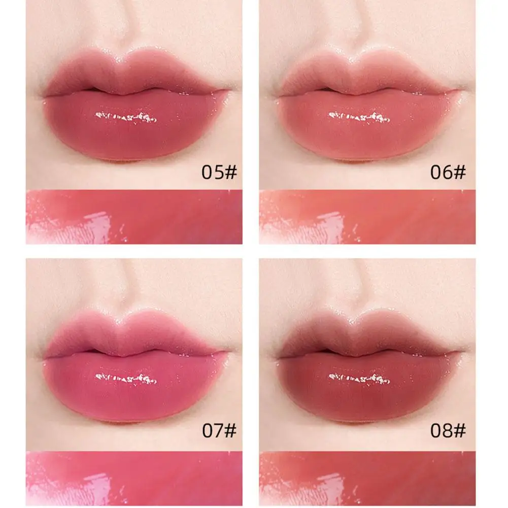 Lanbena-batom hidratante para mulheres, brilho labial, duradouro, impermeável, maquiagem, cosméticos, lábio vermelho, r3p4, 4 cores