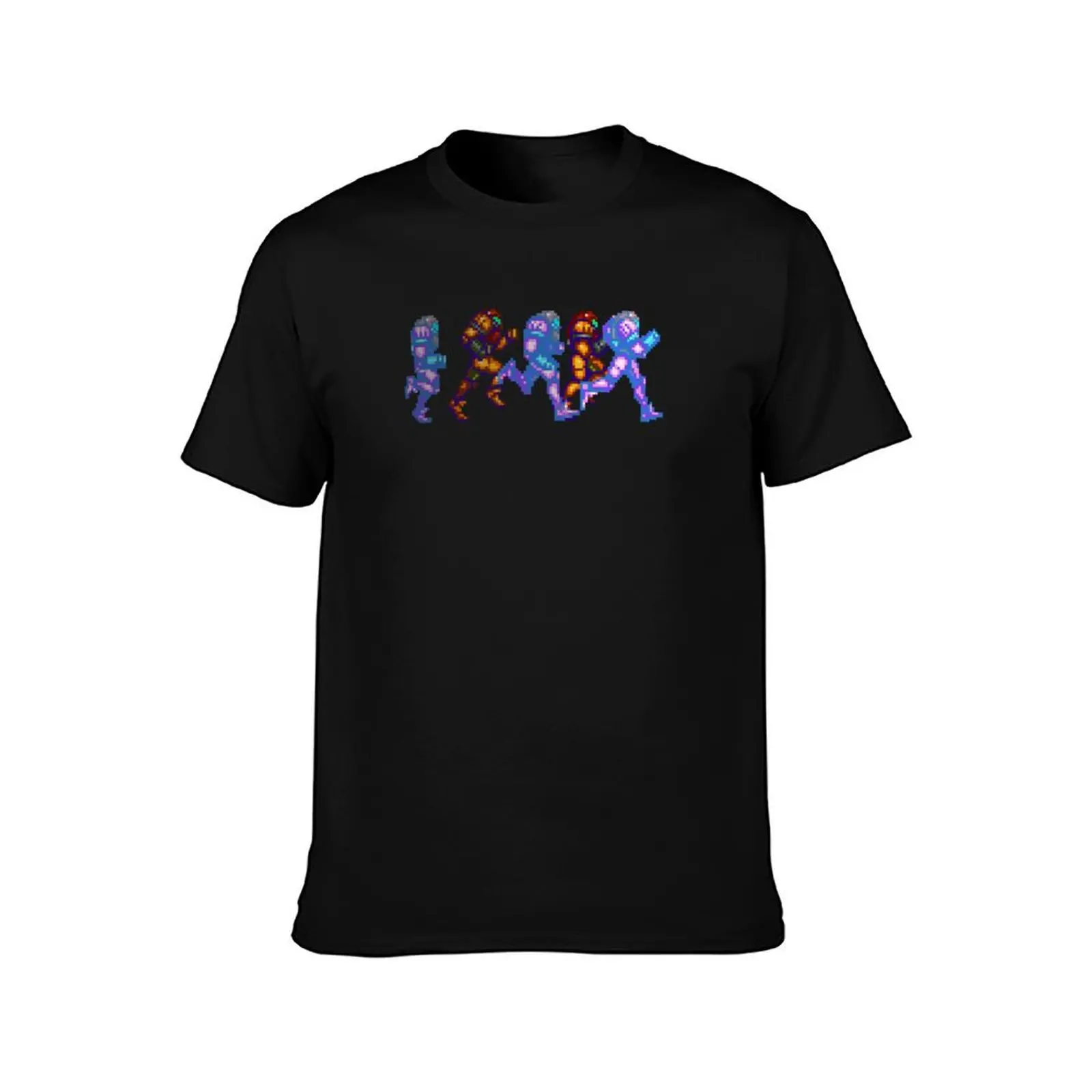 Super Metroid - Samus Aran speed booster T-Shirt Tough Fabric Work Tee T-Shirt