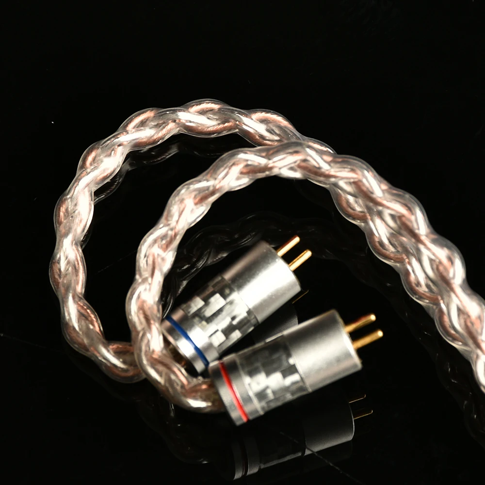 Tiandirenhe HiFi Earohone cable CX31988+MAX97220 DAC Type-c to 0.78mm/mmcx High purity 8-strand copper-silver composite cable