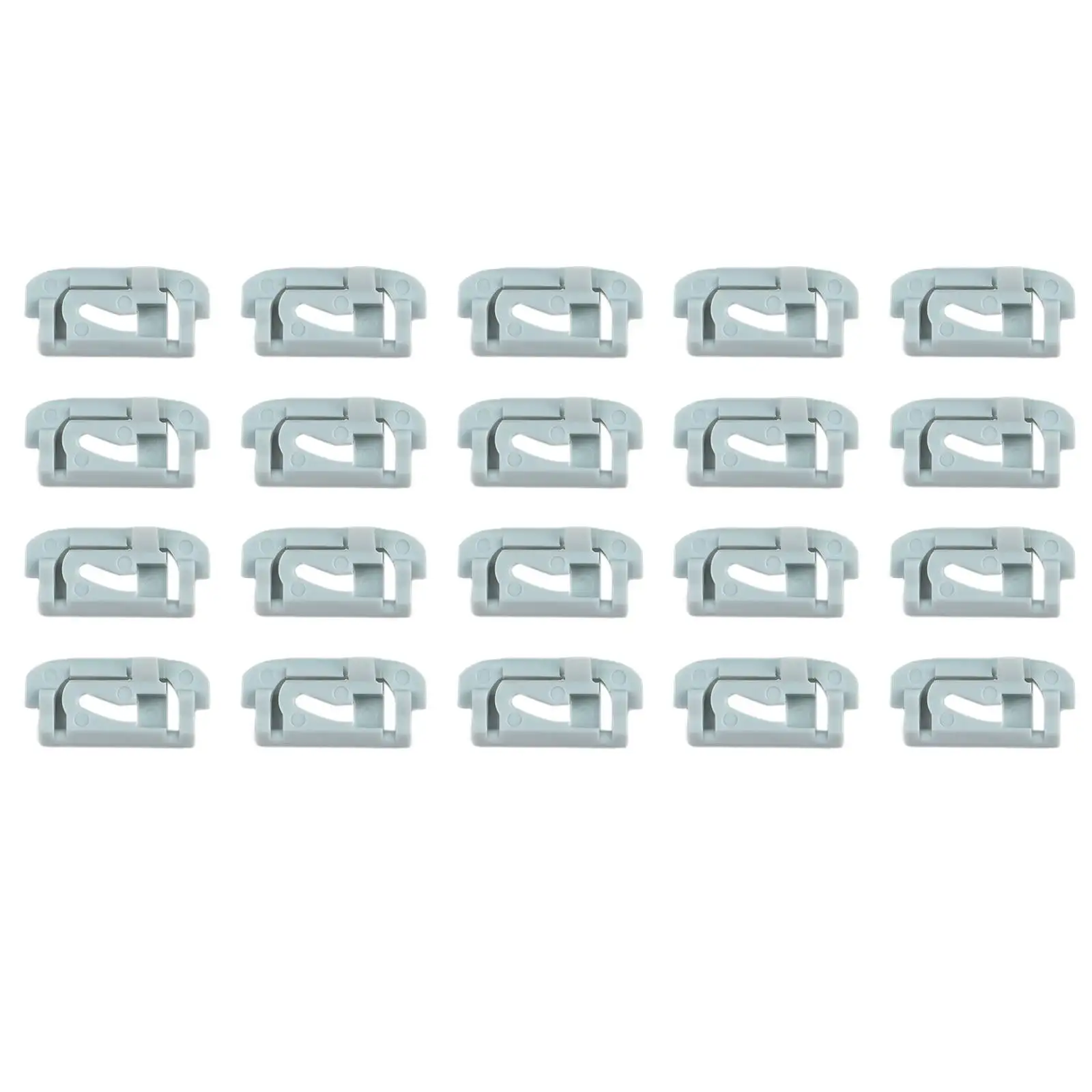 Complete Set of 20 FOR G Body Windshield and Rear For Trim Molding Clips for 1978 1988 Vehicles Secure and Nylon Clips