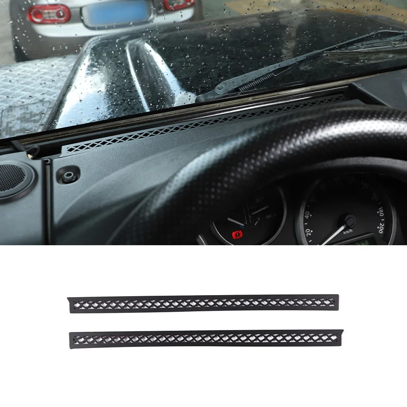 

2pcs Car Interior Dashboard Air Conditioning Outlet Port Anti-Blocking Protection Cover For Land Rover Defender 90 110 2004-2019