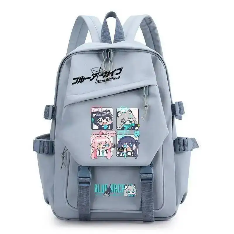 Blue Archive Sirasu Azusa Black Backpack Cosplay Large Capacity School Bags Students Lolita Men Women Cute Tour Packages Gift