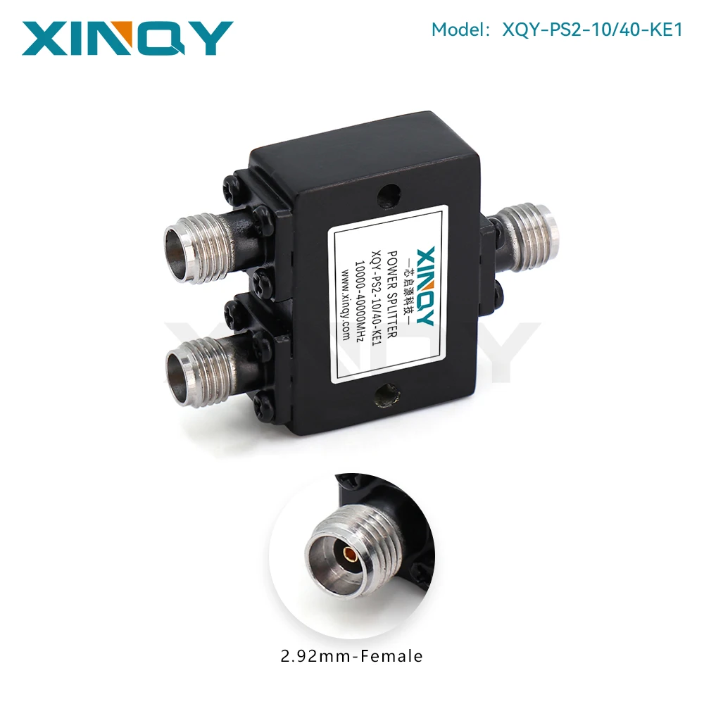 XINQY 1:2 RF Power Splitter, 10-40GHz Wideband, 2.92mm Millimeter Wave Test Combiner