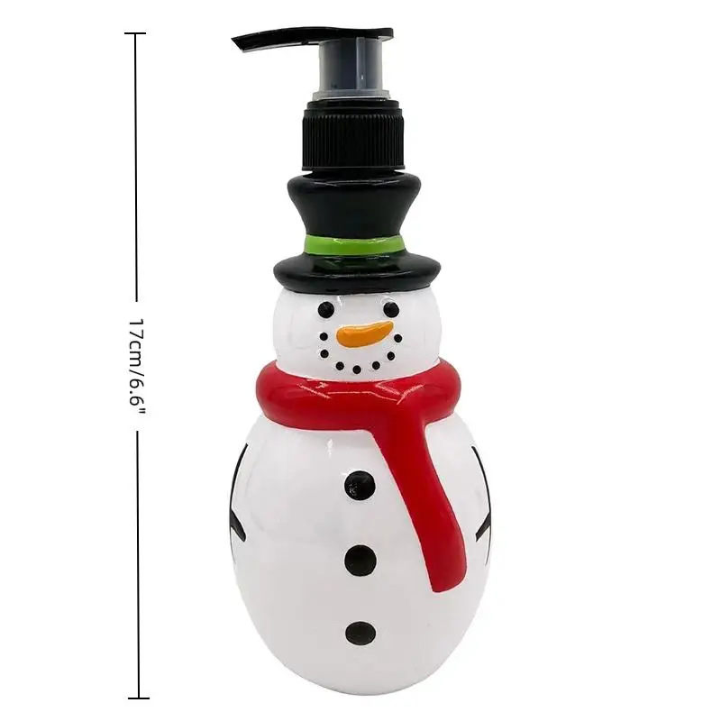 

1PC Distributor Gift Series-Household 350ml Hand Dispensing Bottle - Series Christmas Snowman Dispensing Bottle Christmas Gifts