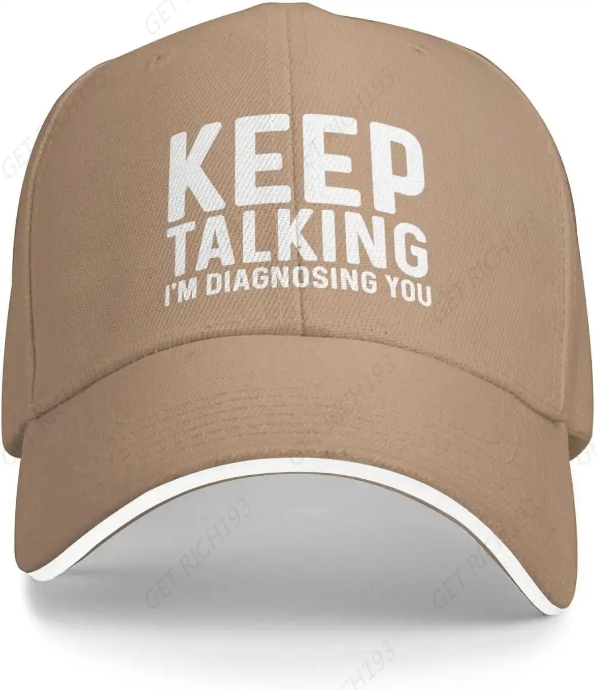 Keep Talking I'M Diagnosing You Hat For Women Men Reens Dad Hats Cool Hat One Size Print