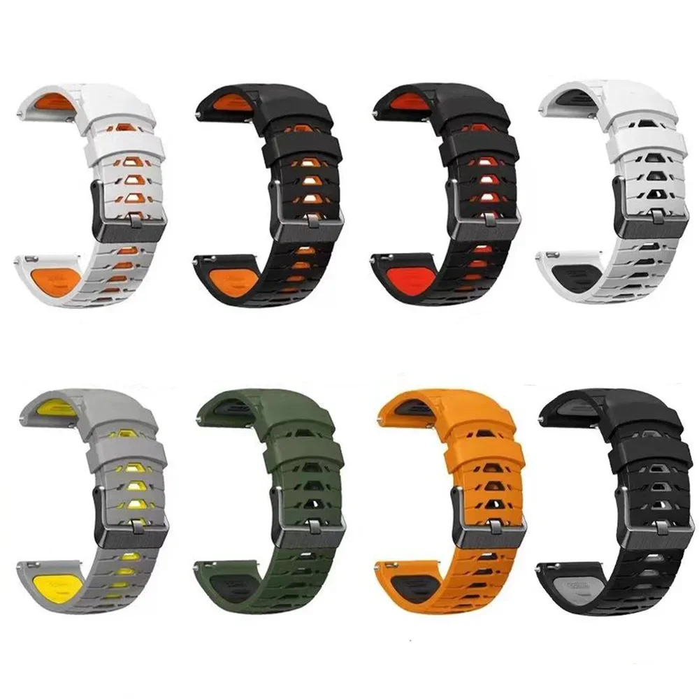 22mm Silicone Strap For Honor Watch GS Pro GS 3 GS3 4 Pro Smart Watch Bracelet Honor Magic Watch 2 Sports Watchband Accessories