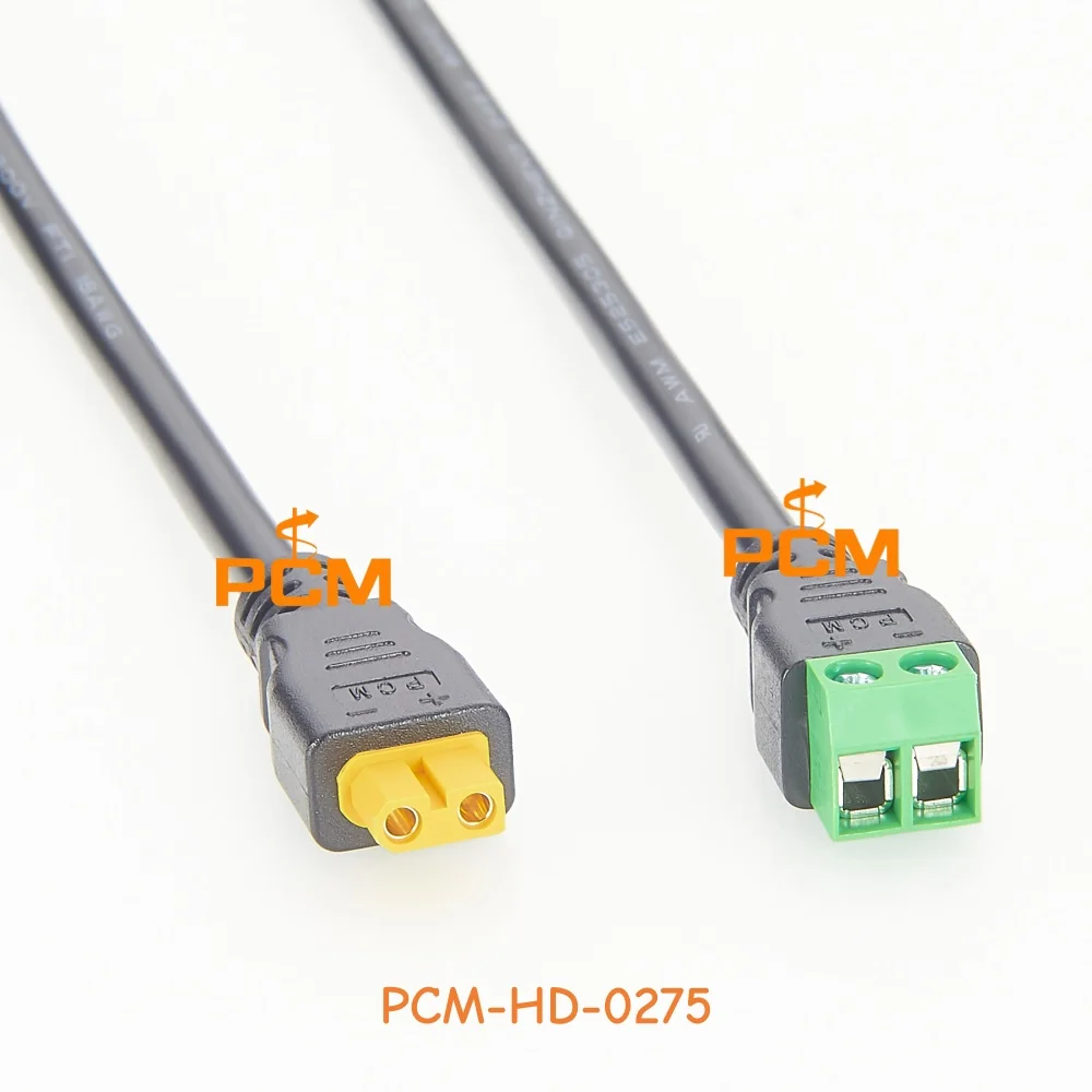 2 Pin Terminal Block to Amass XT30 Female Power Cable for Robots & 3D Printers & Battery chargers & Automation System