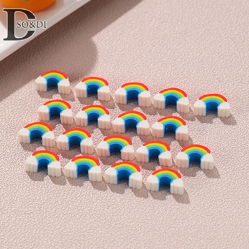 10Pcs Creative Kawaii Rainbow Bridge Erasers Pencil Rubber School Supplies Cute Cartoon Mini Rainbow Bridge Eraser Kids Gifts