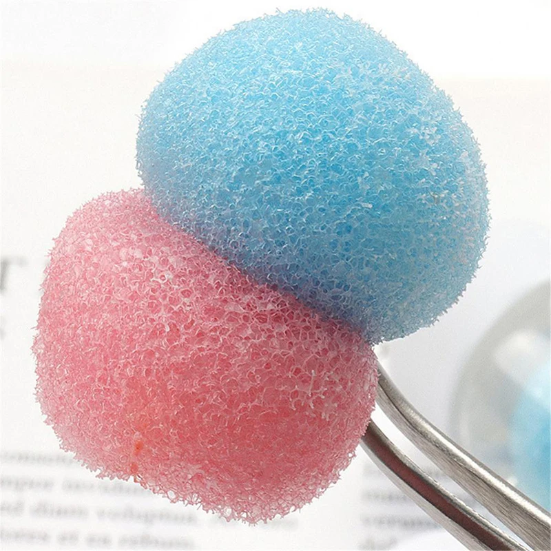 CCHATM ピンセットクリーナー プラスチックボトル まつげエクステ洗浄液 スポンジ まつげグルーリムーバー ピンセット洗浄ツール