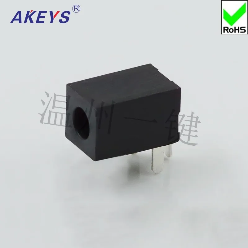10 PCS PJ-210 headless audio socket headphone socket power conversion interface 2.5mm mother seat 3-pin straight mono