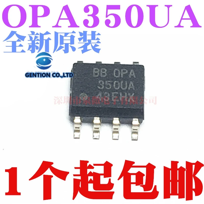 

5PCS OPA350 OPA350UA SOP-8 precise operational amplifier chip in stock 100% new and original