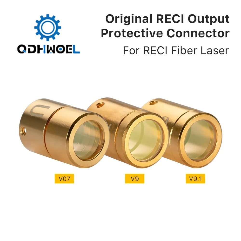 

QDHWOEL Защитный разъем вывода волоконного лазера для аксессуара для защиты волоконного интерфейса 0, 3 кВт