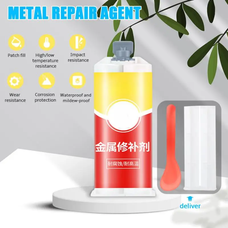 Welding Adhesive Corrosion Preventive Casting Repair Glue Heat Resistance Quick Drying Waterproof Industrial Casting Agent Tool