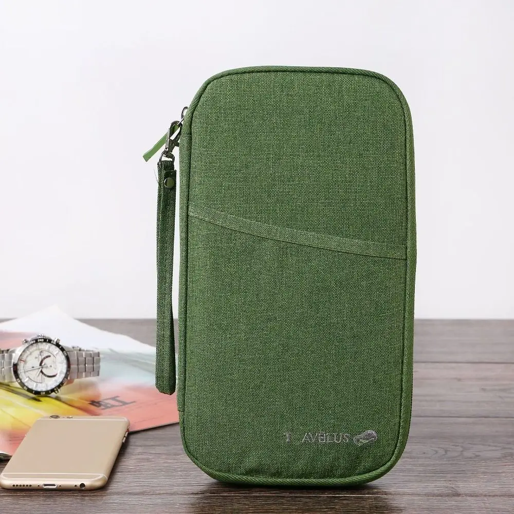 

Portable Travel Passport Bag RFID Airplane Check-in Passport Holder Family Multi-function Cards Tickets Organizer Unisex