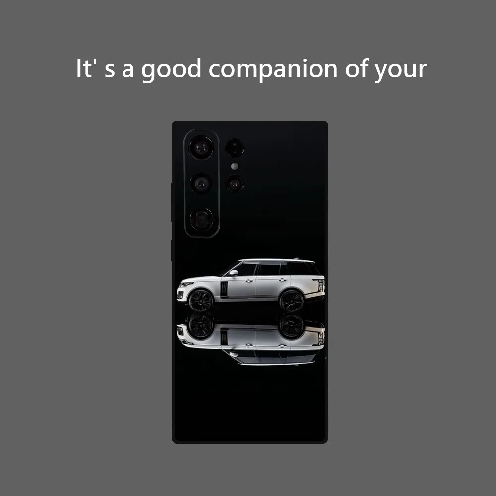 SUV Car L-Land R-Rovere Phone Case for Samsung Galaxy S24 Ultra S22 S23 Ultra S21 S20 5G Protective Soft Silicone TPU Funda