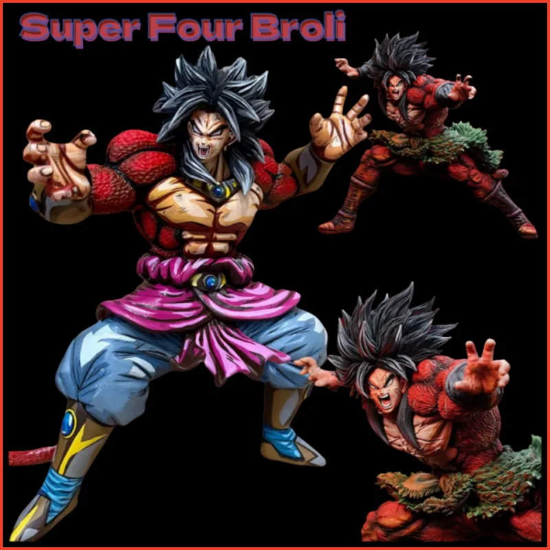 

New Hot Dragon Ball Anime Figures Super Saiyan 4 Broli Figures Pvc Statue Collection Model Desk Decoratio Birthday Gifts Toys