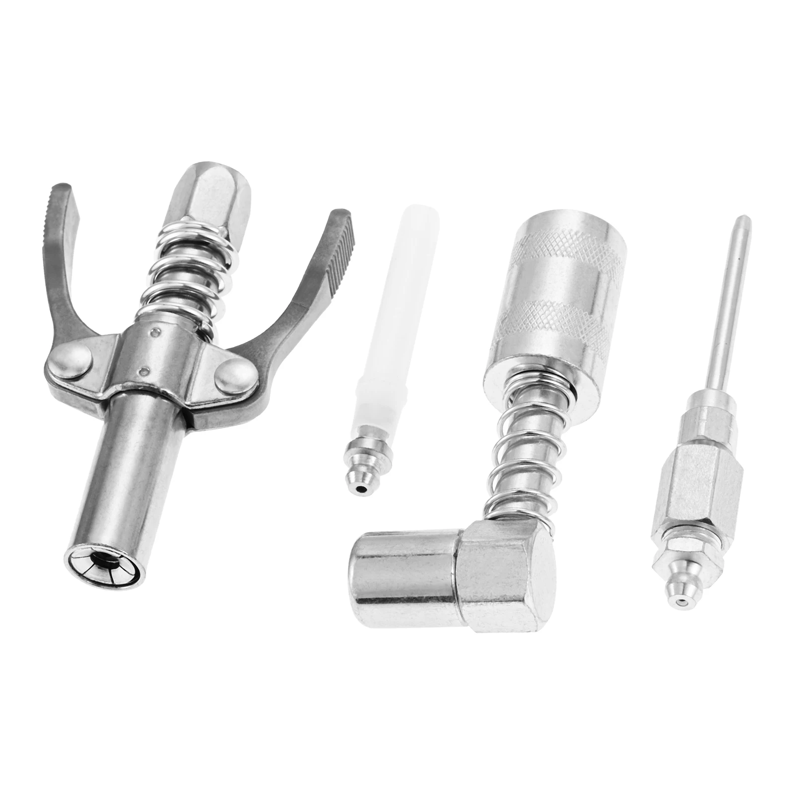 

3/4 шт., комплект смазочного пистолета, 90-градусная соединительная игла, насадка для инъекций, игла с крышкой/без крышки, подходит для сельскохозяйственного оборудования