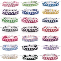 Ethnic Thread Bracelet Retro Handmade Boho Multicolor Braided String Cord Woven Braided Bohimia Friendship Bracelets Women Men