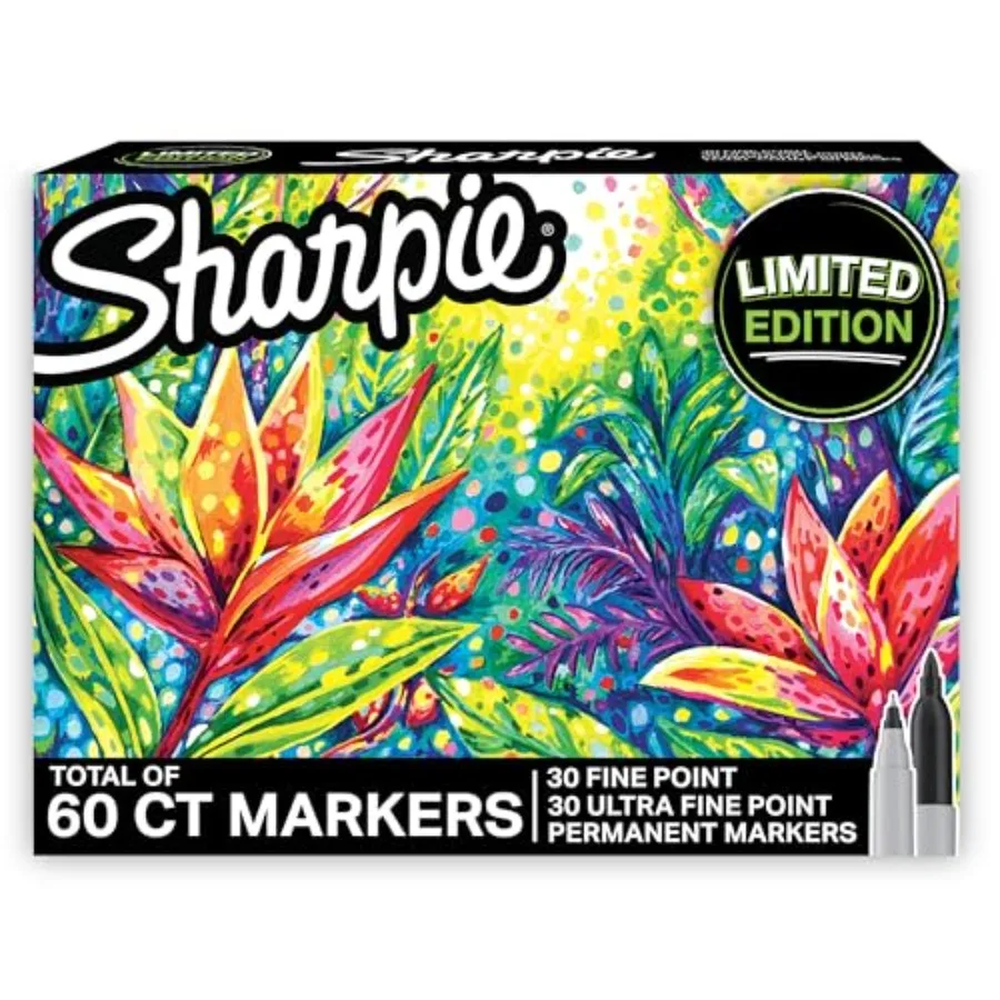 

Набор перманентных маркеров ограниченной серии, включающий маркеры с тонким и ультратонким наконечником, 60 штук.