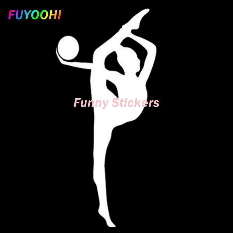 FUYOOHI Play Stickers Personality Creative Car Sticker Fashion Gymnastics Sport Vinyl Silhouette Accessories PVC Decal