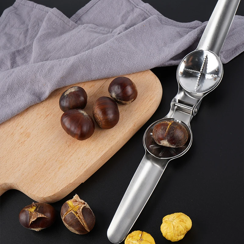 Stainless Chestnut Cracking Cutter Machine, Peeler Knife, Chestnut Opening Device, Cut Knife Peeler, Kitchen Tools Accessories