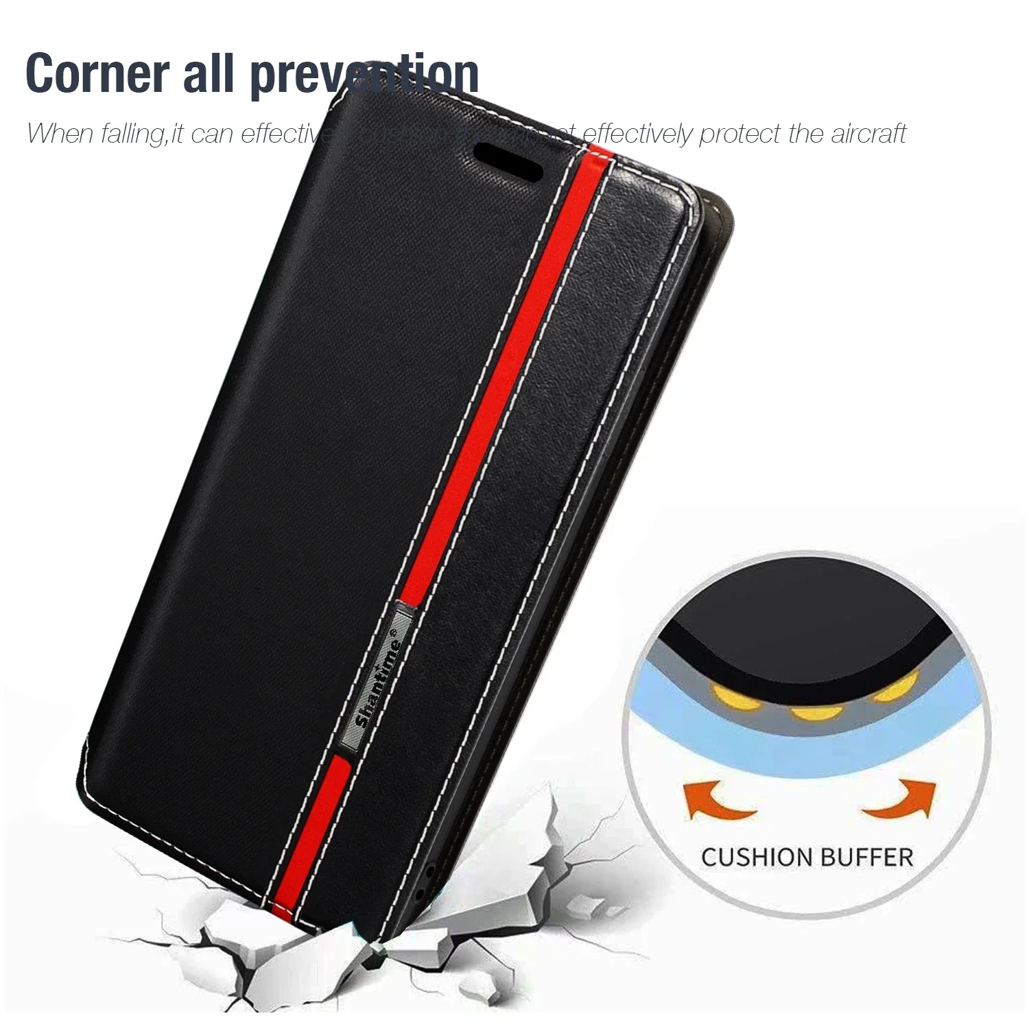 For OPPO A5 5G 2025 Case Fashion Multicolor Magnetic Closure Leather Flip Case Cover with Card Holder