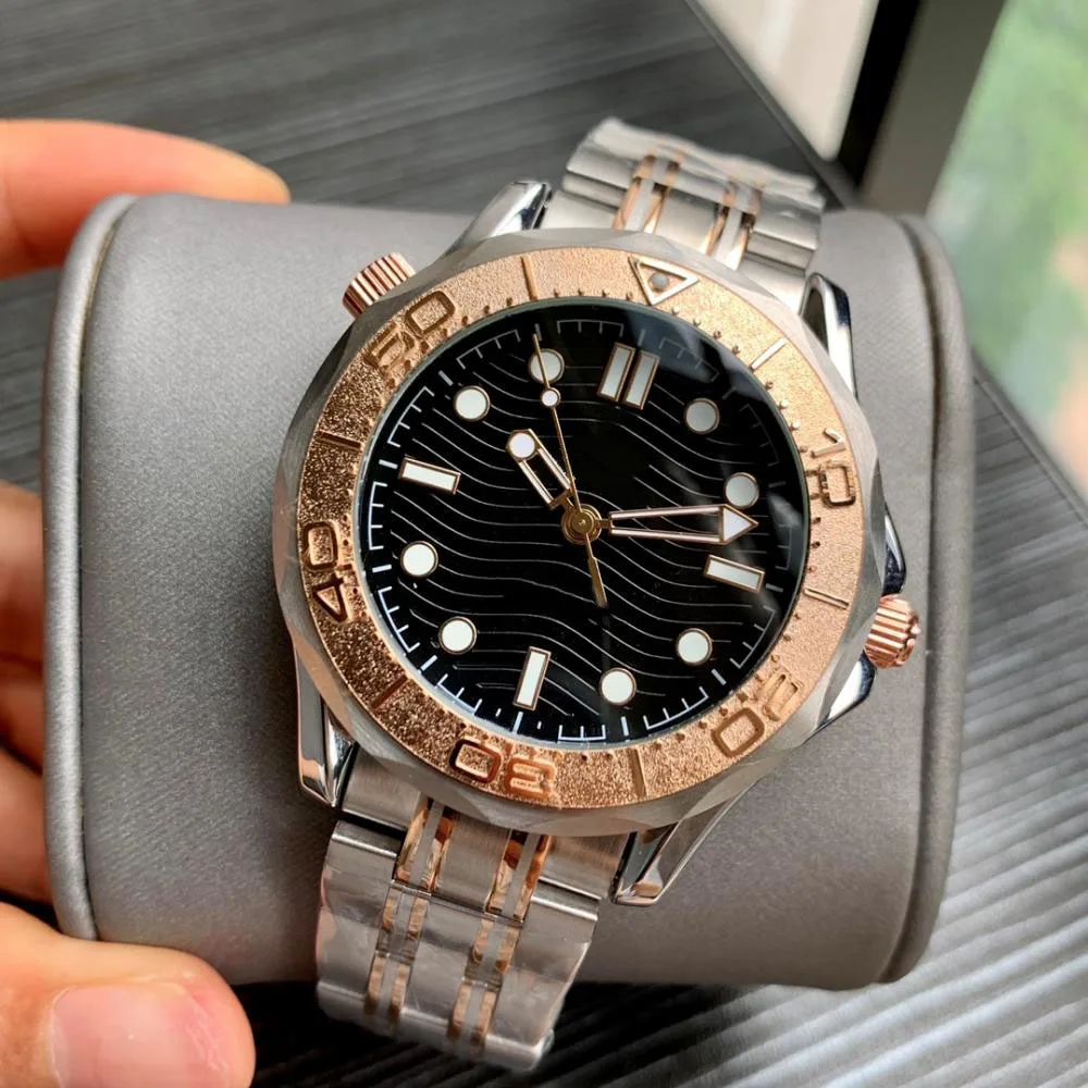 AAAAAA 2025 VIP محدودة جديدة فاخرة العلامة التجارية القديمة ساعة رجالي كريم سلسلة ساعة ميكانيكية أوتوماتيكية بالكامل مقاوم للماء ساعة نسائية