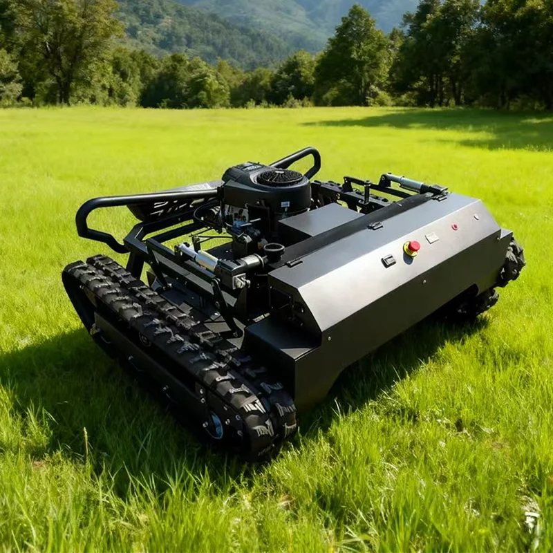 Multi Functional Remote Robotic Lawn Mower for Large Garden and Agricultural Use Commercial Equipment