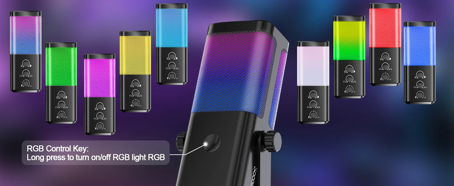 rgb gaming microphone