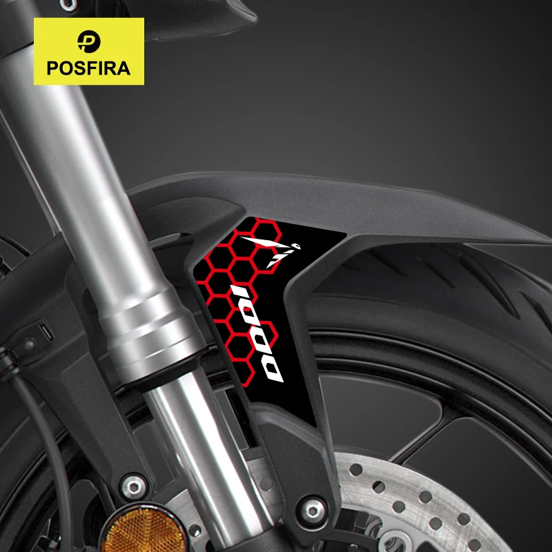 

POSFIRA наклейка на переднее крыло мотоцикла, виниловые наклейки для Honda CB 1000 Hornet CB1000 SP 2025, аксессуары для украшения брызговика