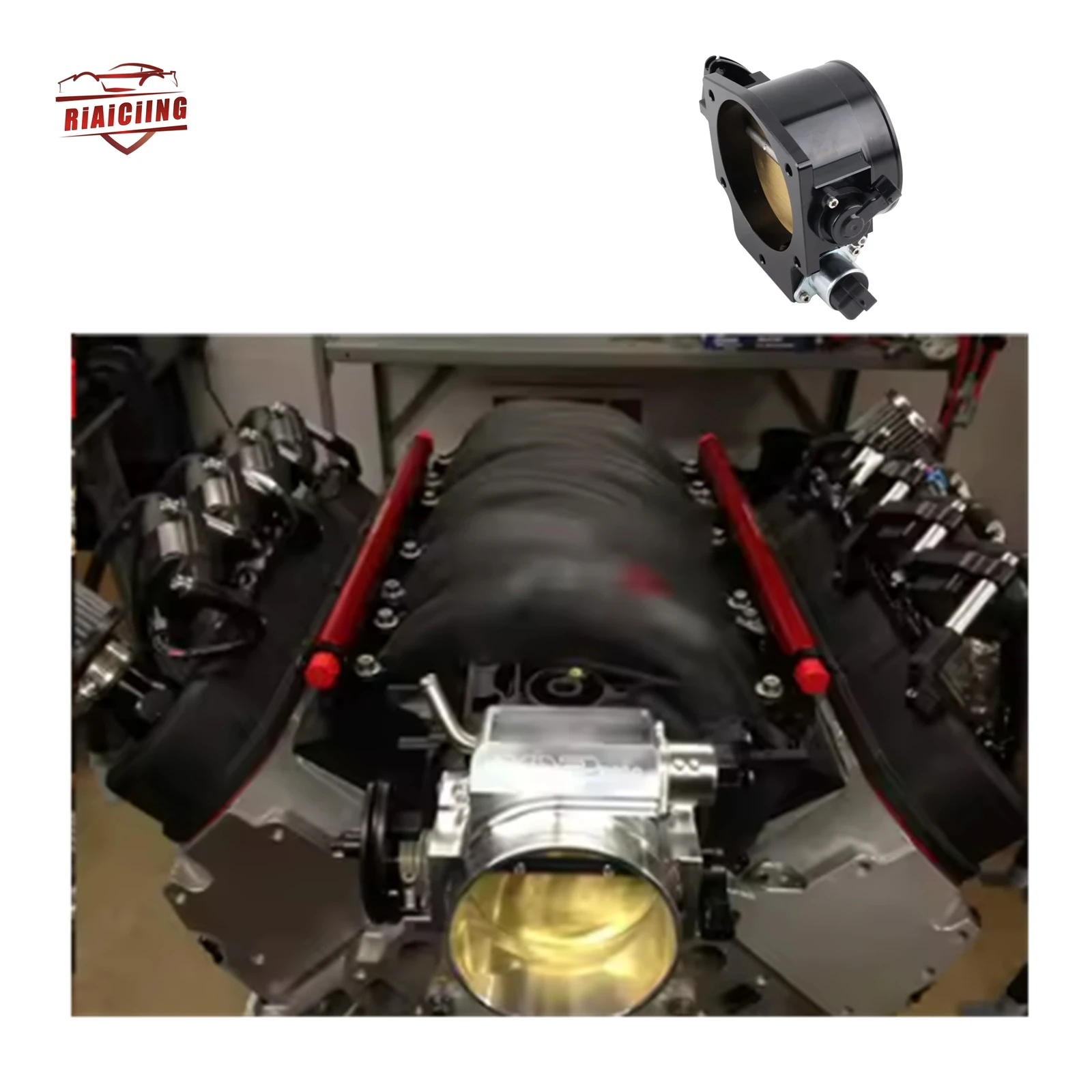 

102mm Intake Manifold Throttle Body (Racing Car) – TSP Sensor + IAC Valve + Cable Drive for LS1/LS2/LS3/LS6/LSX Modification