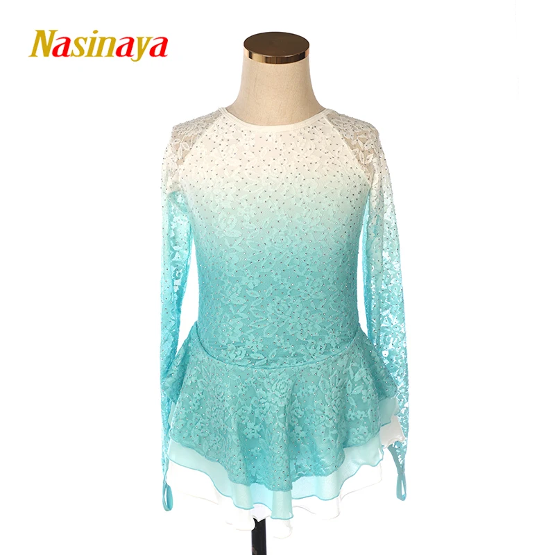 

Nasinaya тренировочное платье для соревнований по фигурному катанию для женщин и детей, костюм для выступлений в художественной гимнастике Patinaje