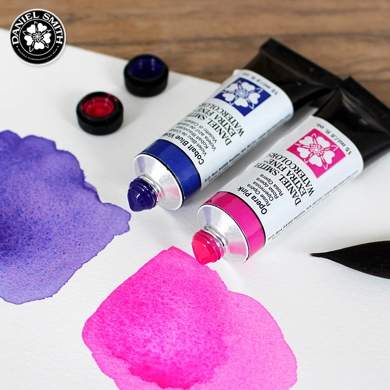 American DANIEL SMITH Series1 Mineral Natural Extra fino acuarela Piant 15ml tubos pintura artistas dibujo suministros Acuarelas