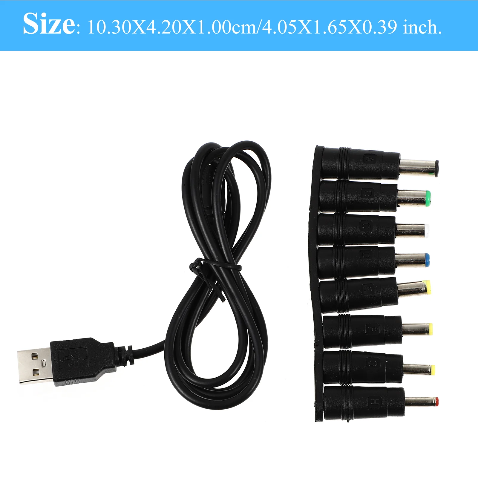 1 Set Multi-functional USB to DC Power Cable Adapter DC Cable Adapter for Tablet Universal DC Adapter