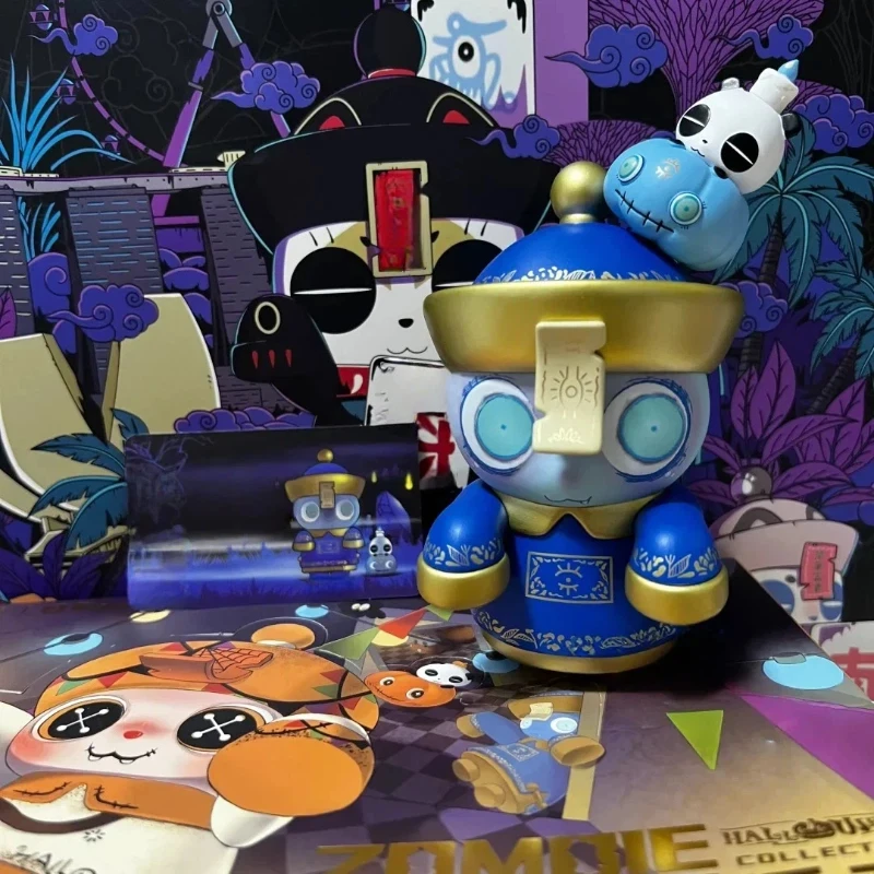 In Stock Opandee Zombie Party Halloween Series Blind Box Cute Desktop Ornament Trendy Toy Doll Handmade Birthday Surprise Gift