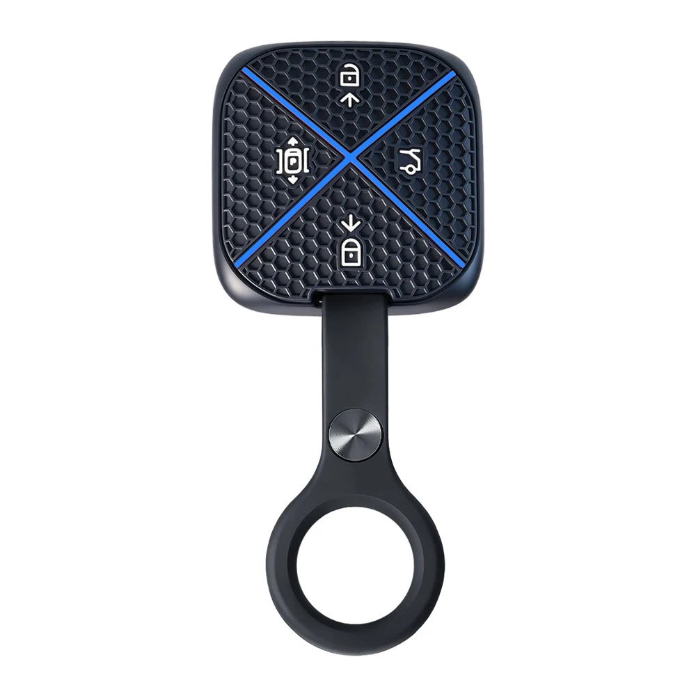 Silicone Car Remote Key Cover for Extremely Krypton 001 007 009 ZEEKR X NFC Truck Key Keychain Accessories