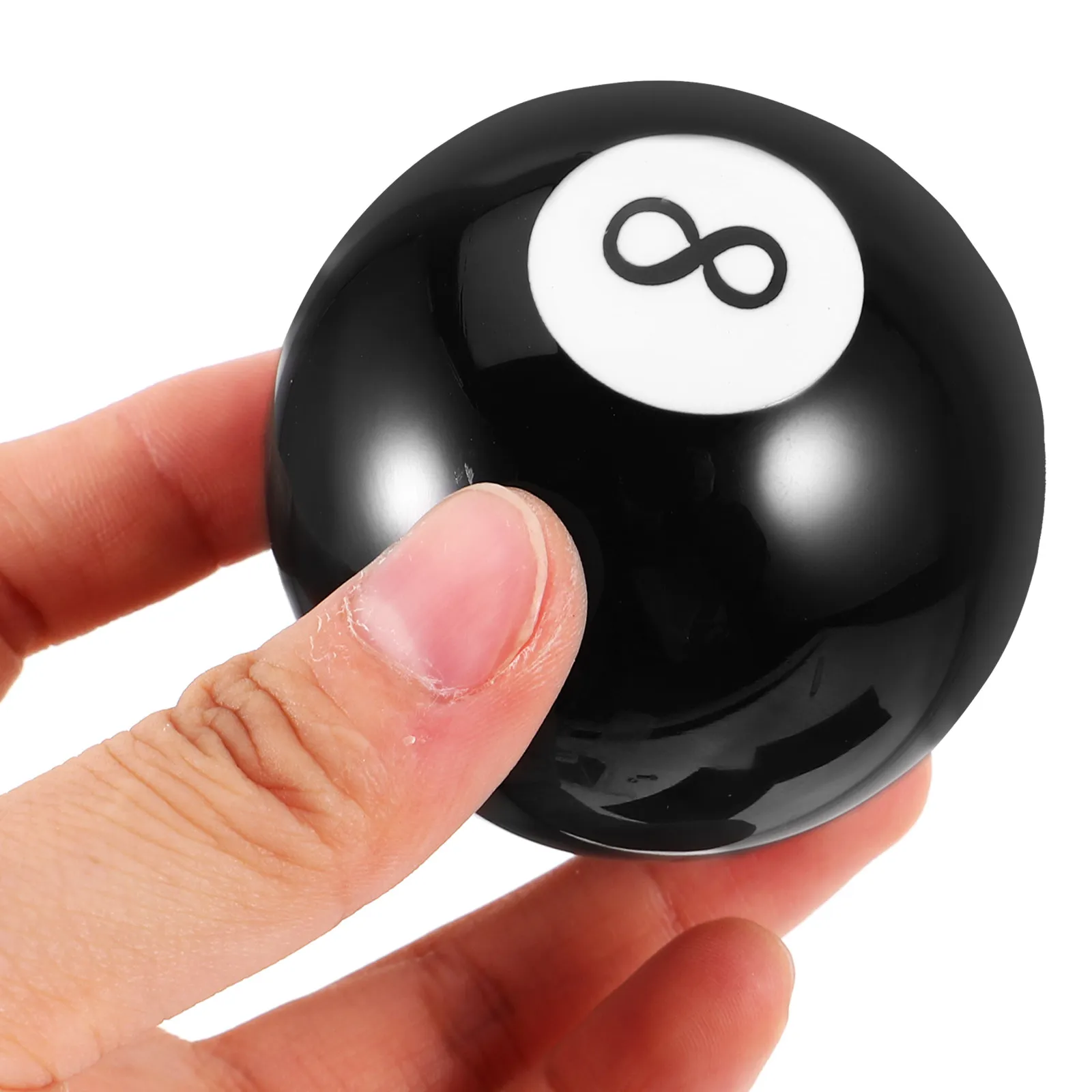 Black 8-Speed Gear Shift Knob Modified Manual Replacement Billiard Ball Acrylic Car Shift Head Adapter Kit Smooth Shifting