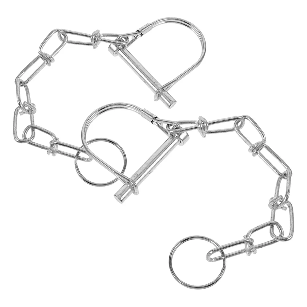 

2Pcs Trailer Hitch Pin Set Durable Galvanized Antidetachment Ball Cover Secure Towing Accessories Hitch Pin Trailer Couplings