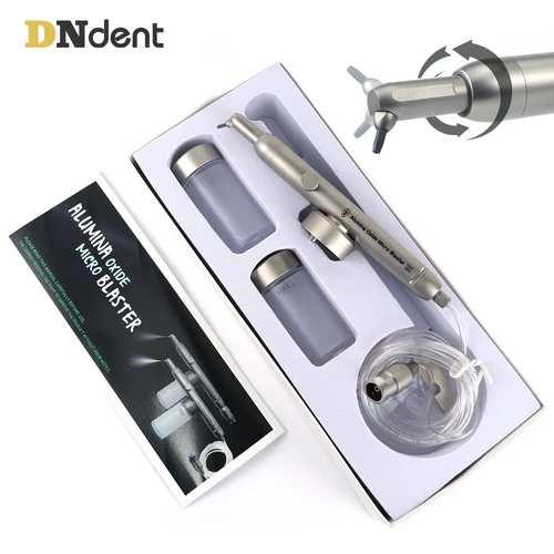 Microblaster Dental de óxido de aluminio, interfaz, micrograbador, pistola de alúmina para chorro de arena, pulidor de abrasión de aire, herramientas de odontología de 2/4 orificios