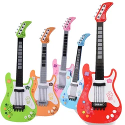 57cm Electric Guitar Toys for Kids Play Education Musical Instrument Montessori Children Musical Instrument Early Learning Toys